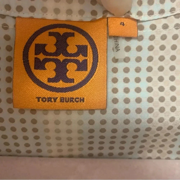 Tory Burch Sleeveless Silk Blend Blouse Size 4 - Picture 7 of 8